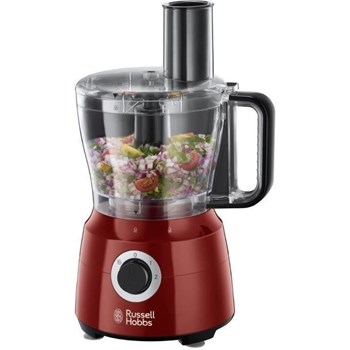 Robot de bucatarie Russell Hobbs Desire 24730-56, 600W, 2.5 l, 2 viteze, Rosu/Negru
