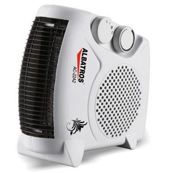 Aeroterma ceramiaca Albatros AC-22A2, 2000W, 2 trepte de putere, termostat reglabil (Alb)