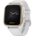 Ceas smartwatch Garmin Venu Sq, White/Light Gold