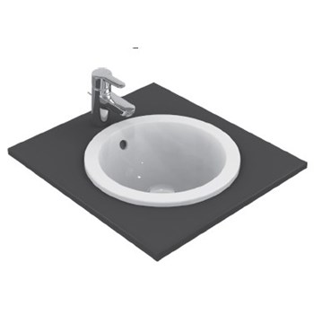 Lavoar Ideal Standard rotund 38cm gama Connect, pentru incastrat in blat