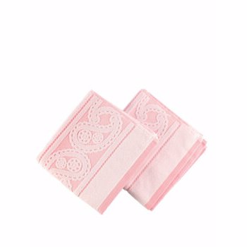 Set doua prosoape, Lace, 317HBY1205, Roz