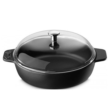 Cratita de fonta cu capac Fissler Arcana Rustic 28cm, inductie