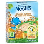 Cereale copii NESTLE 8 cereale cu miere 250g de la 8 luni