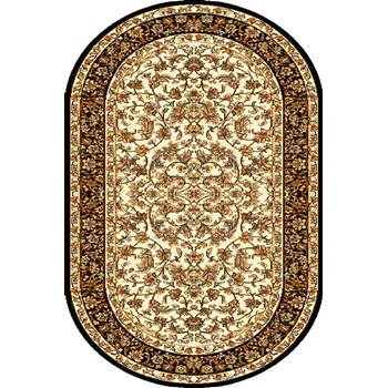 Covor Hermiona Cream Oval, Wilton