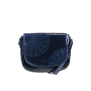 Geanta albastra crossbody Desigual Varsovia Katia