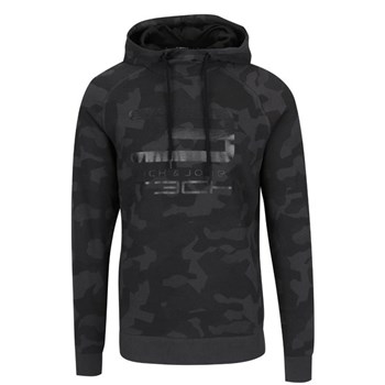 Hanorac gri camouflage Jack & Jones Tech Tachieve cu print