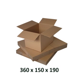 Cutie carton 360x150x190, natur, 3 starturi CO3, 435 g/mp