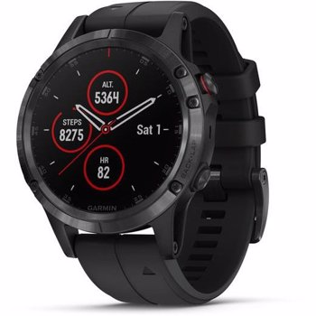 Ceas Garmin Fenix 5 Plus Sapphire negru curea neagra 010-01988-01