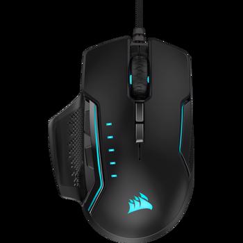 Mouse Corsair RGB GLAIVE PRO Optical FPS / MOBA PC Gaming Mouse negru