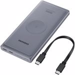 Baterie Externa Wireless 2xType C,10000 mAh, 25W Gri