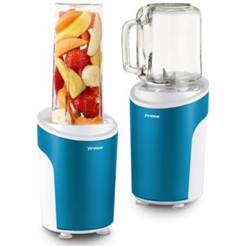 Blender Trisa Power Smoothie 6930.12, Cutit cu 4 lame, 21.000 rpm (Albastru)