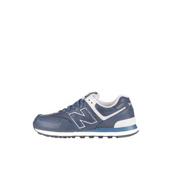 Pantofi sport crem cu albastru New Balance 574 de barbati