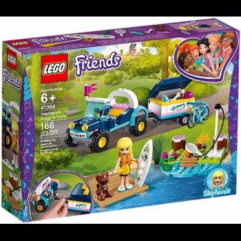 LEGO Friends - Vehiculul cu remorca al Stephaniei