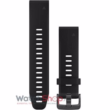 Curea Garmin Quickfit 20 silicon negru fenix 5S/6S 010-12739-00