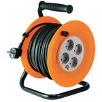 Prelungitor pe tambur cu 4 prize talpa metalica 25m hjr 4-25