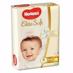 Scutece Elite Soft nr.4, 8-14 kg, 66 bucăți, Huggies