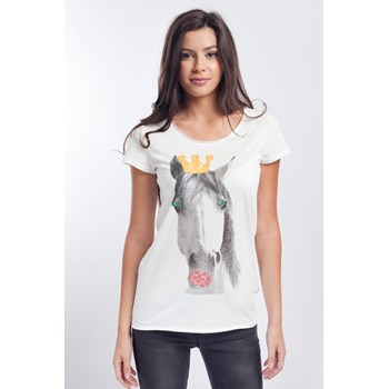 Tricou casual dama s. Oliver alb
