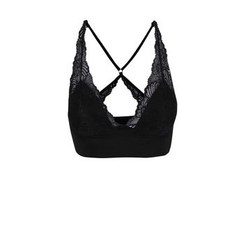Sutien negru cu dantela si bretele in X - Y.A.S Celia