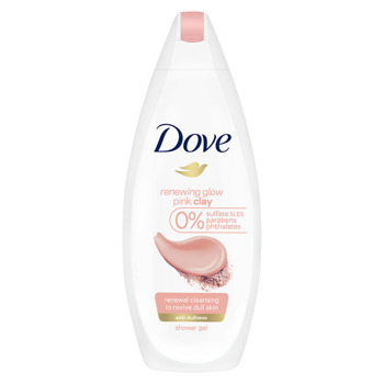 Gel de dus Dove cu argila roz 500 ml