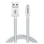 Cablu de date ADATA microUSB 1m - Silver amucal-100cmk-csv