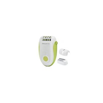Epilator ROWENTA Flower Love Shaving EP2850, 24 pensete, 2 viteze, 2 accesorii, retea, alb-verde