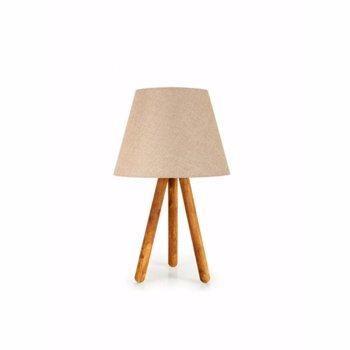 Veioza, Insignio, E 27, 22 x 33 cm, 780SGN1429, lemn, Crem