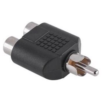 Adaptor RCA tata la 2 RCA mama MONO
