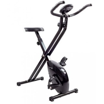 Bicicleta verticala Techfit XB200, pliabila, Negru