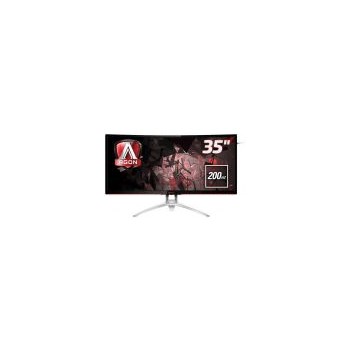 Monitor Gaming MVA LED AOC AGON 35" AG352QCX, Ultra Wide (2560x1080), VGA, HDMI, DisplayPort, Ecran curbat, Boxe, 200 Hz, 4 ms (Negru/Argintiu)