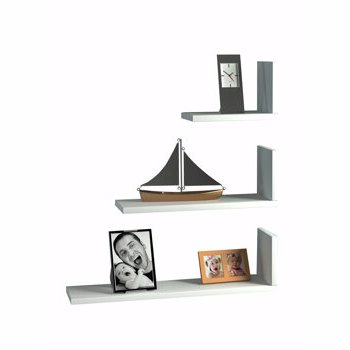 Set trei rafturi de perete - Atlas