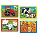 Farm, Four in a box. Set 4 puzzle-uri, Ferma