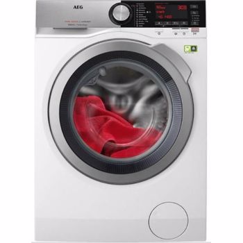 Masina de spalat rufe Aeg L8FEC68S, motor oko inverter, tehnologie pro steam, A+++, 8 kg, 1600 rpm, alb