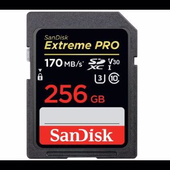 Card memorie Sandisk Extreme Pro SDHC, 256GB, Clasa 10, U3