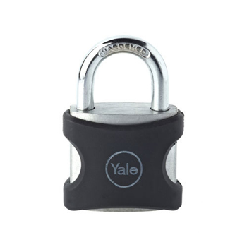 Lacat aluminiu Yale YE3/38/119/1/BK 38 mm Negru