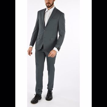 CORNELIANI side vents 2-button suit Culoarea GRAY