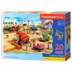 Puzzle Maxi Castorland, Munca la Ferma, 20 piese