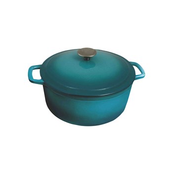Cratita fonta Heinner cu capac, 25.5 x 12.9 cm, 5.8 l