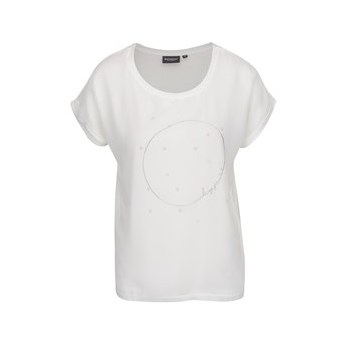 Tricou crem Broadway Glory cu print