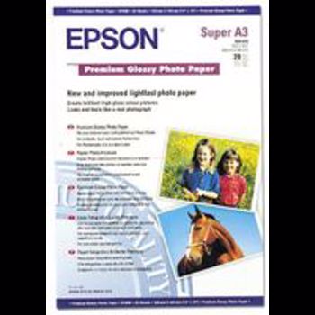 Premium Glossy Photo Paper Epson DIN A3+ 20 Blatt s041316