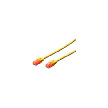 Cablu UTP Digitus Premium Patchcord Cat 6 0.5m Galben