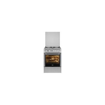 Aragaz pe Gaz Beko CSG62121FDX, Aprindere Electrica, Grill, Rotisor, 60 cm, Inox