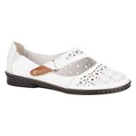 Pantofi casual dama Rieker alb