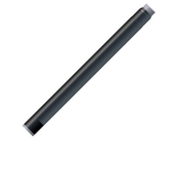 Cartuse cu cerneala (mari), negru - permanent (Intense Black), 8 bucati/cutie, WATERMAN