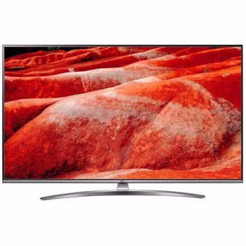 Televizor Led LG 138 cm, 55UM7610PLB, Ultra HD 4K, Smart TV, WiFi, CI+, Argintiu