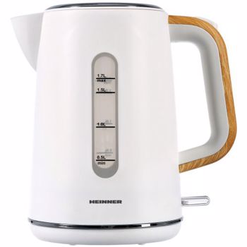 Fierbator apa electric Heinner HEK-WH2200BB, 2200W, 1.7L (Alb)