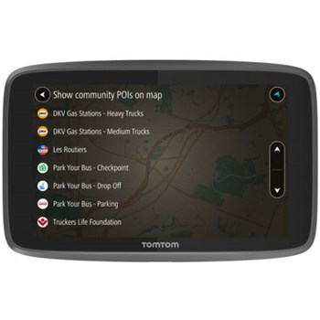 Sistem de navigatie TomTom GO Professional 6250, Ecran 6", 16 GB, Bluetooth, Wi-Fi, Harta Full Europe