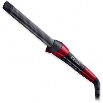 Ondulator eliptic Remington Ci96Z1, LCD, 220º, Invelis ceramic, Incalzire rapida, Oprire automata, Negru/Rosu