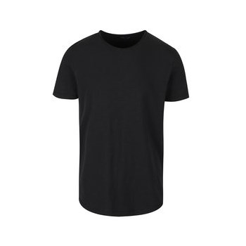 Tricou negru Selected Homme Raw din bumbac