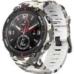Ceas smartwatch Amazfit T-Rex, Camo Green
