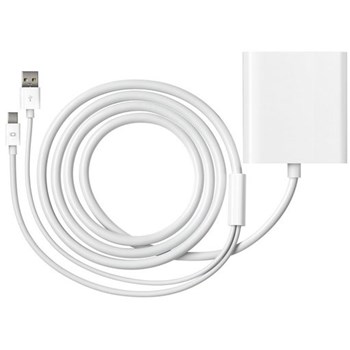 Adaptor Apple 1x miniDisplayPort Male - 1x DVI-D Female + USB 2.0 Male Alimentare